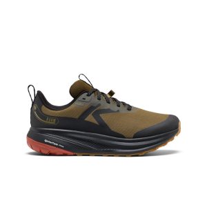 Men's Roam Waterproof Trail Running Shoe  |  Dark Olive/Burnt Brick