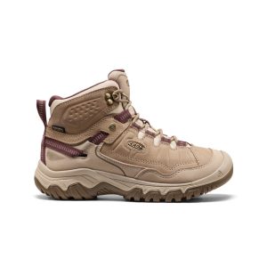 Women's Targhee IV Wide Waterproof Hiking Boot | Plaza Taupe/Huckleberry